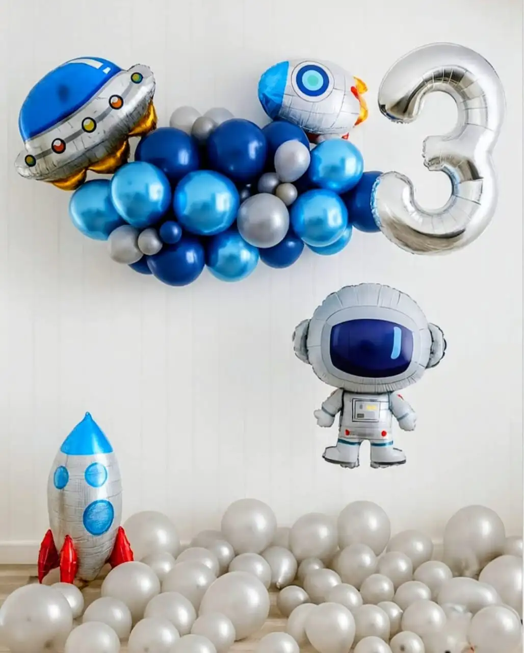 Birthday Celebrate Astronaut Theme 3rd